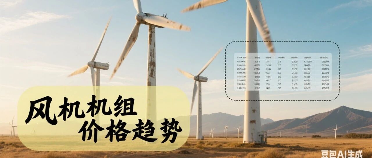 风机机组价格趋势