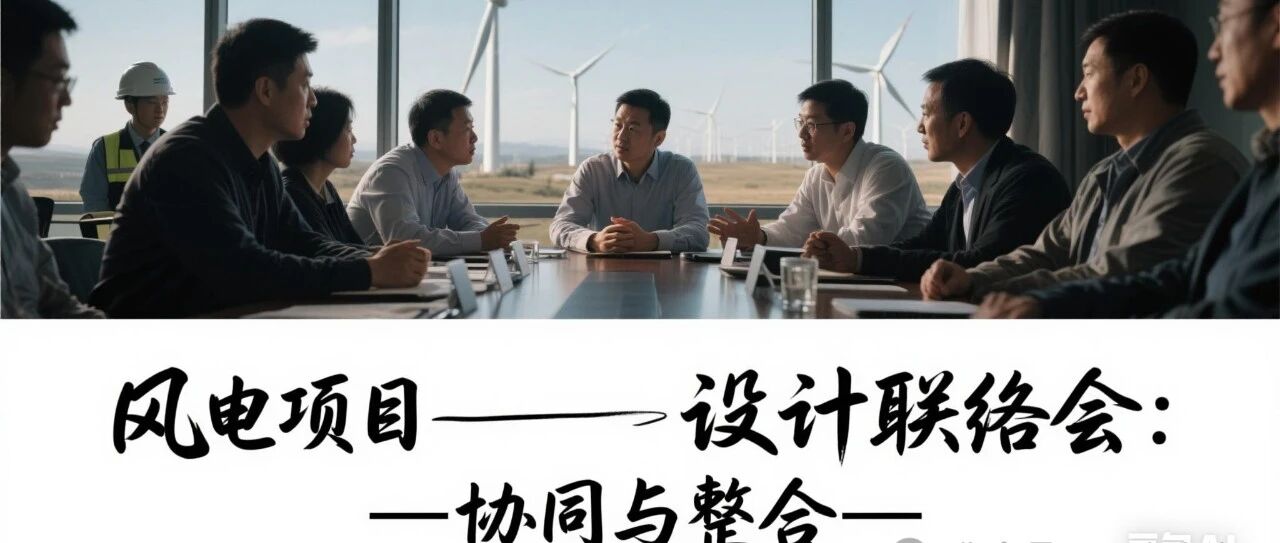 风电项目设计联络会协同与整合