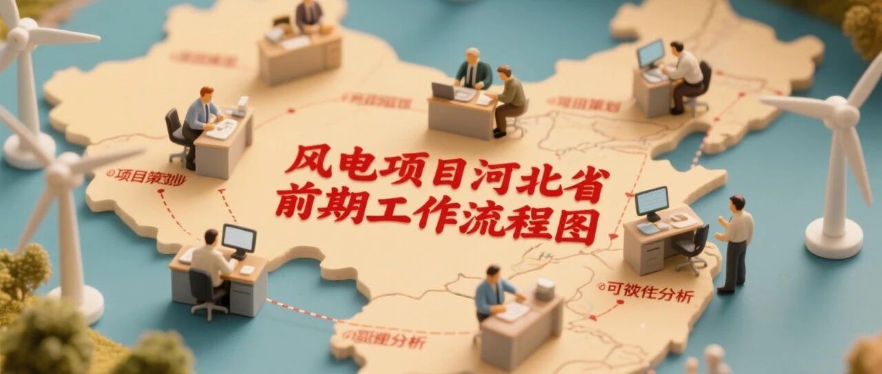 风电项目河北省前期工作流程图