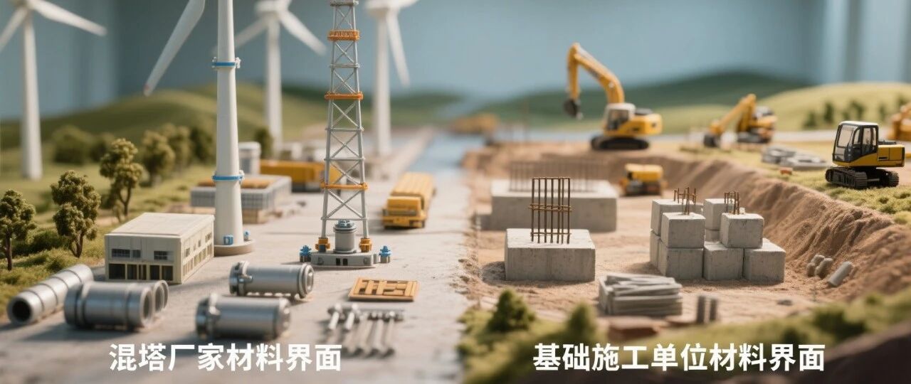 混塔厂家和基础施工单位界面划分