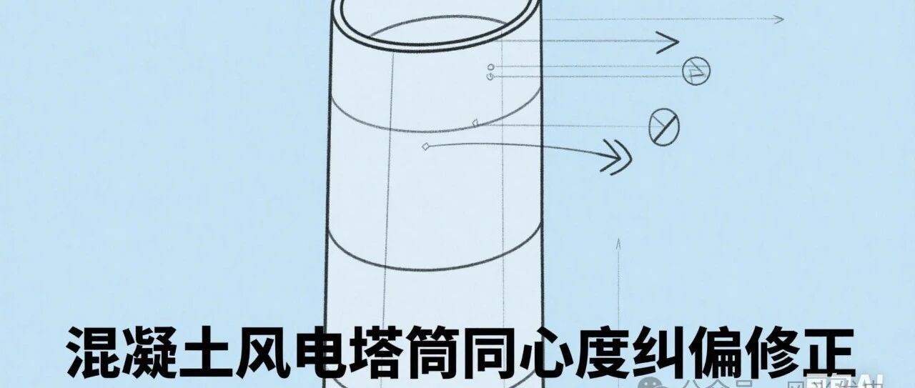 钢混塔筒同心度纠偏修正